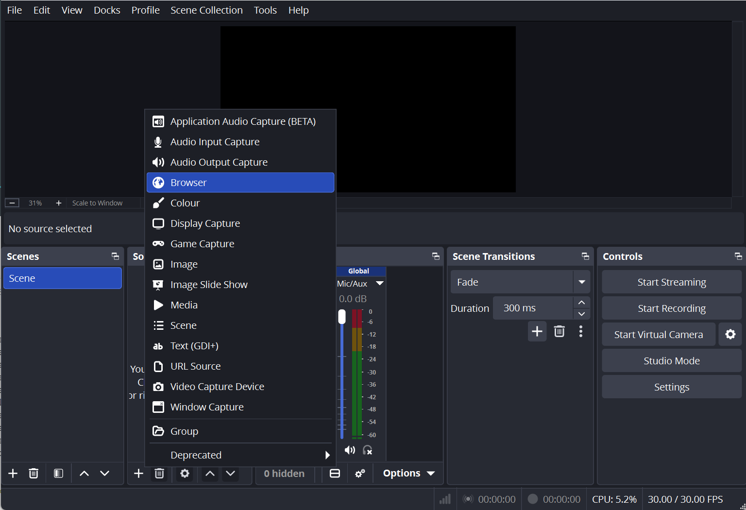 Placeholder for OBS Browser Source settings screenshot